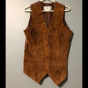 Brown Suede Waistcoat/Vest
